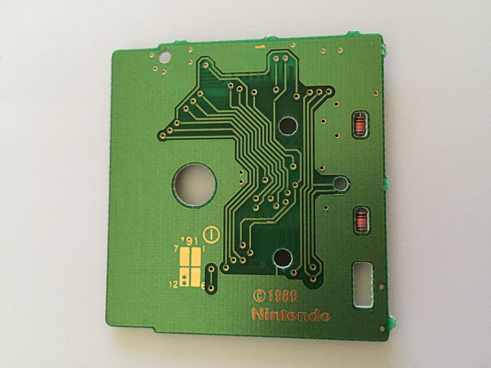 WWF Superstars FRG Back of the PCB