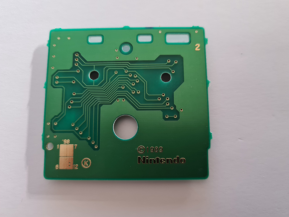 Pocket Mahjong JPN-1 Back of the PCB
