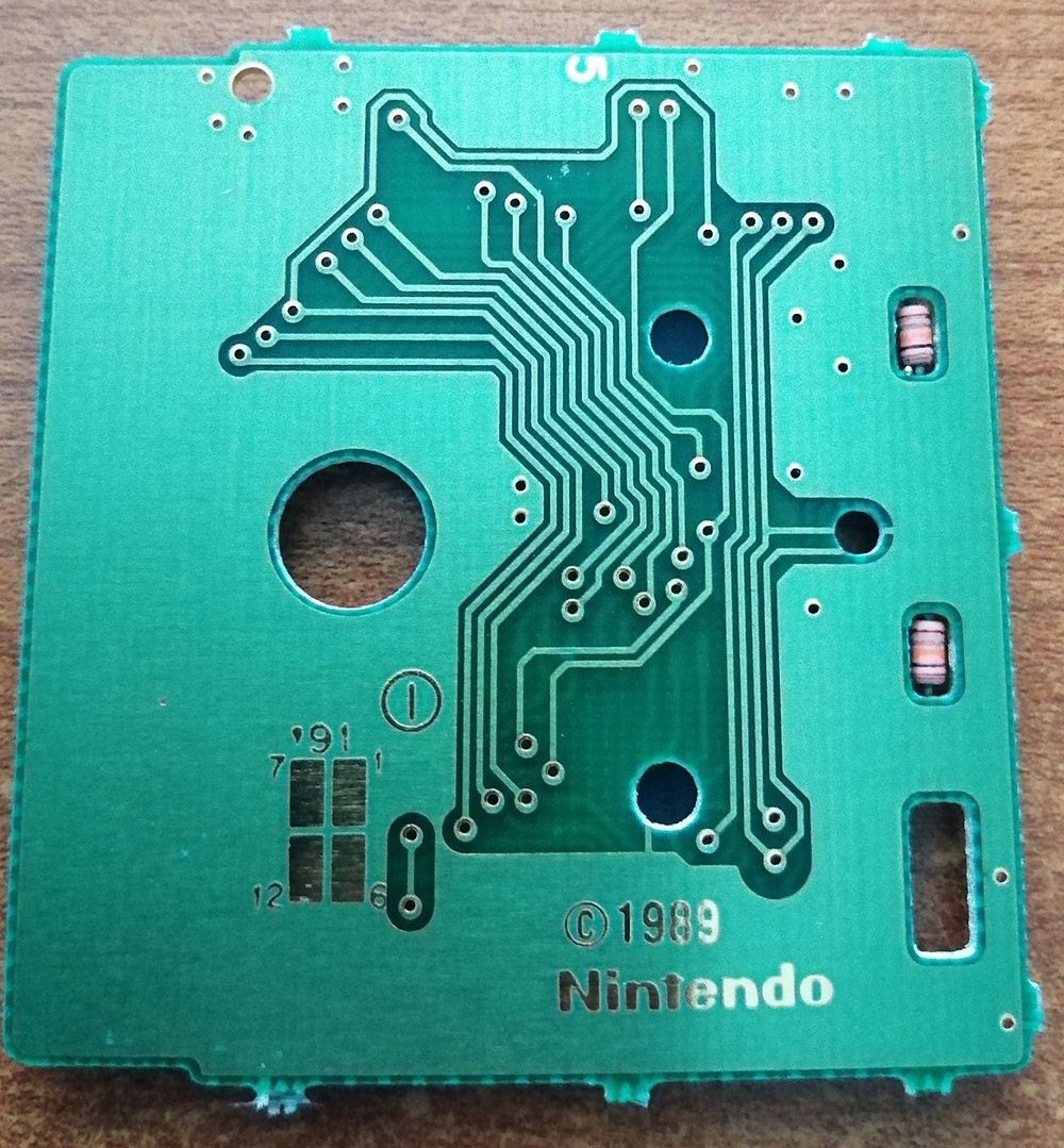 Double Dragon II FAH Back of the PCB