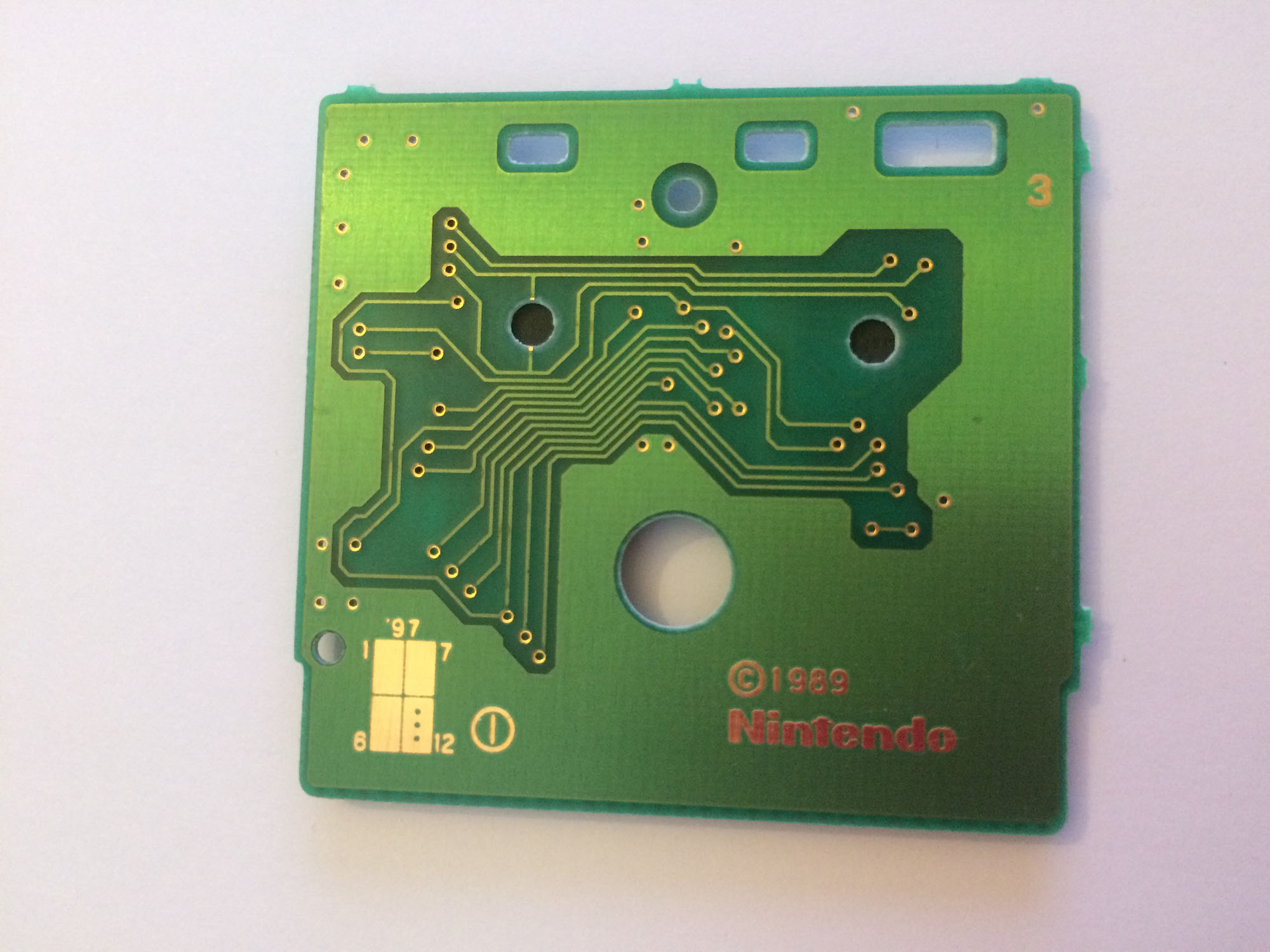 Hercules (Disney's) NFRA Back of the PCB