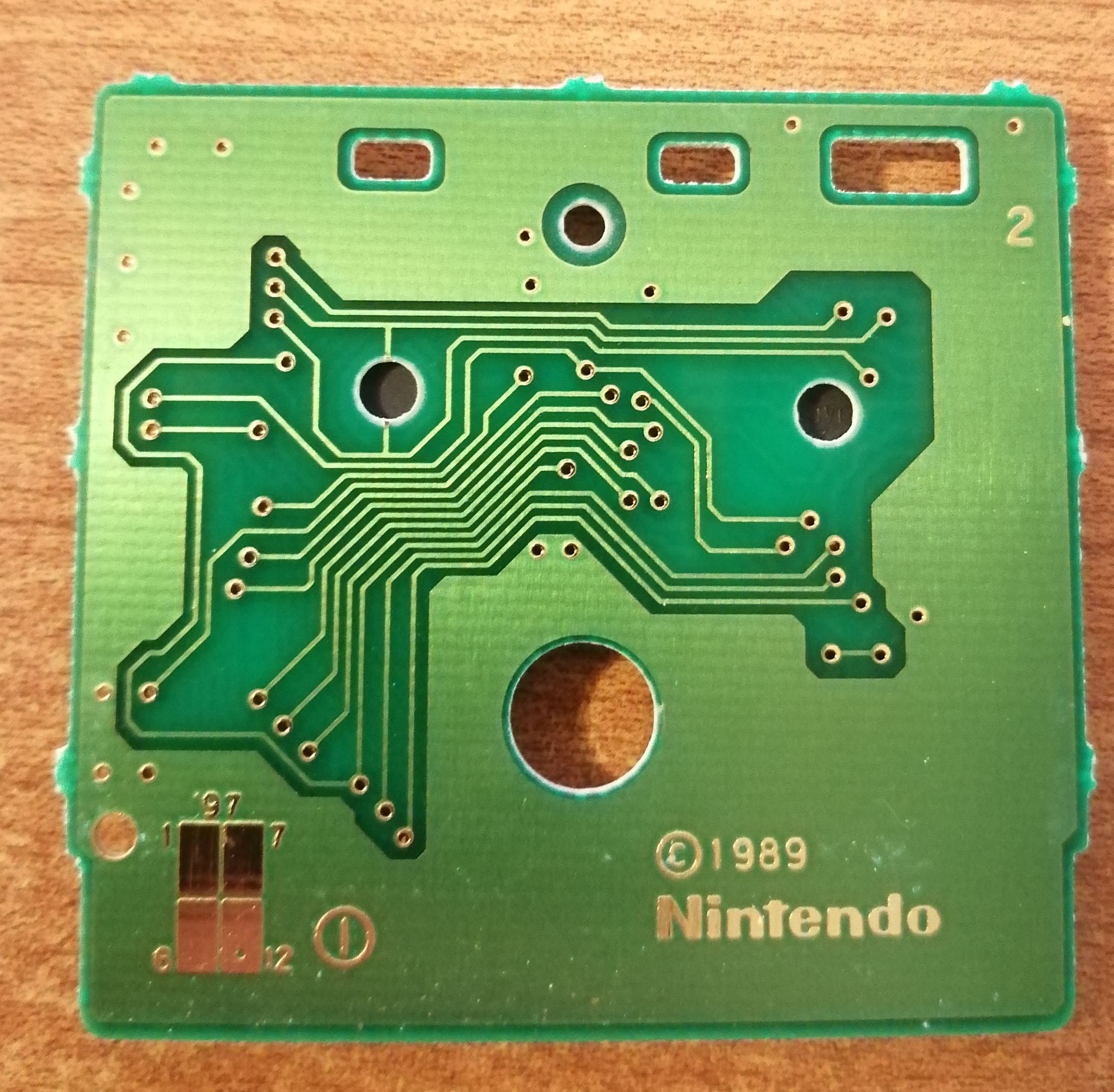Jurassic Park Le Monde Perdu FAH Back of the PCB