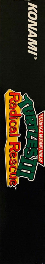 Teenage Mutant Ninja Turtles III Radical Rescue USA Box left site