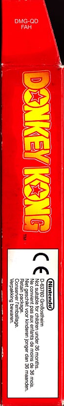 Donkey Kong (Nintendo Classics version) FAH Box left site