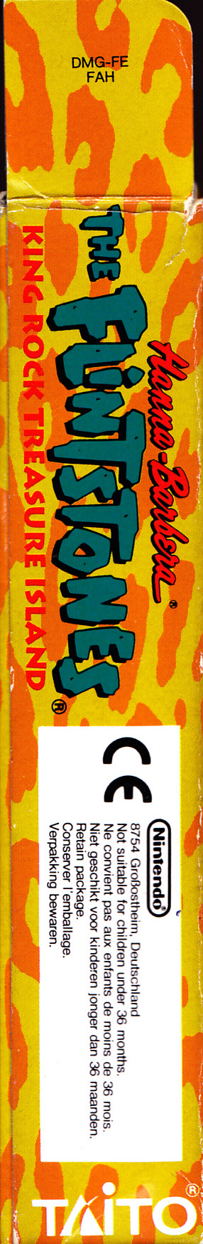 Flintstones King Rock Treasure Island (the) FAH Box left site
