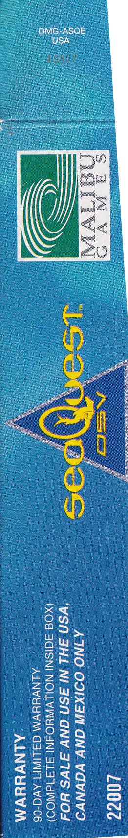 SeaQuest DSV USA Box right side
