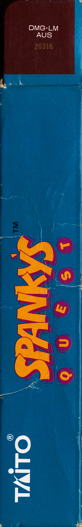 Spanky's Quest AUS Box right side
