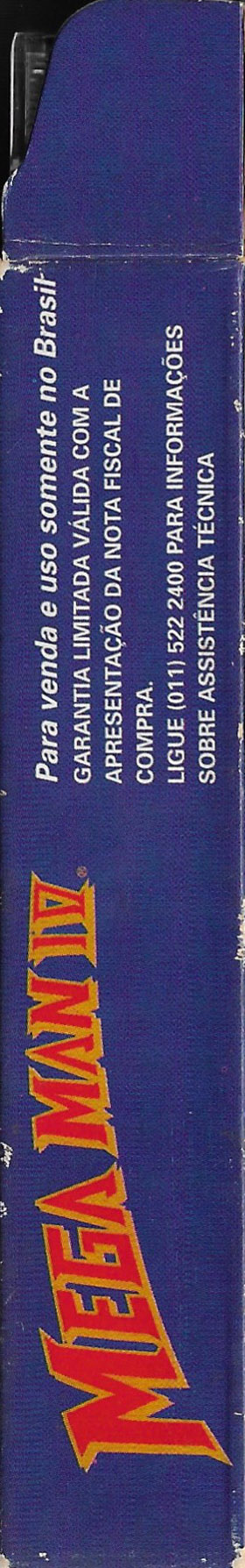 Mega Man IV  BRA Box right side