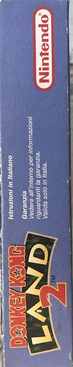Donkey Kong Land 2 ITA Box right side