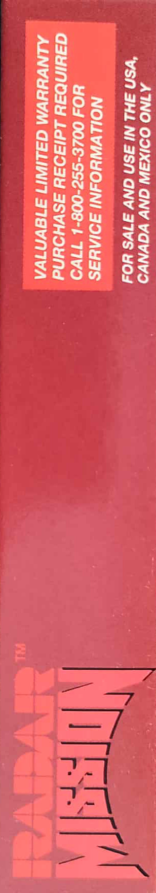 Radar Mission USA-1 Box right side