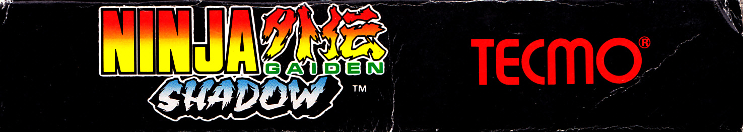 Ninja Gaiden Shadow USA Box top