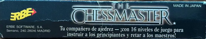 Chessmaster (the) ESP-1 Box top