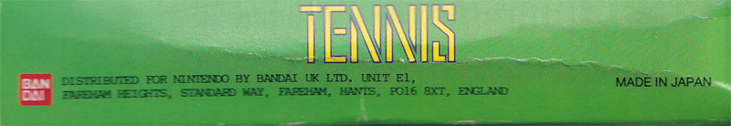 Tennis UKV Box top
