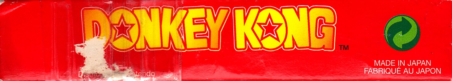 Donkey Kong (Nintendo Classics version) FAH Box top