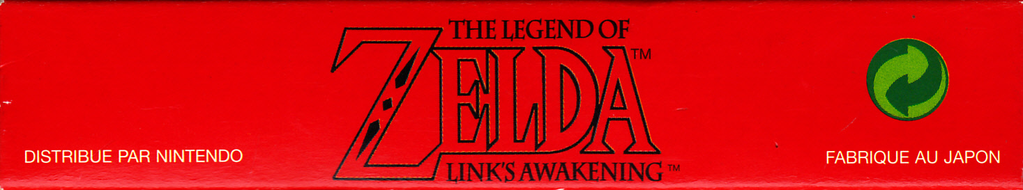 Legend of Zelda Link's Awakening (the) (Nintendo Classics version) FRA Box top