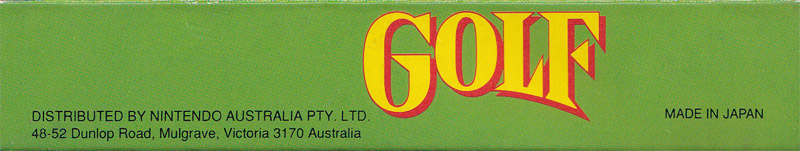 Golf AUS-1 Box top