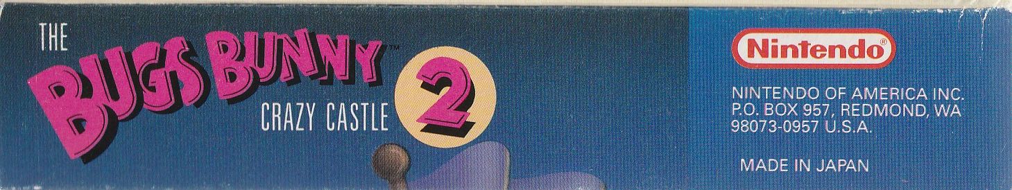 Bugs Bunny Crazy Castle 2 USA-2 Box top