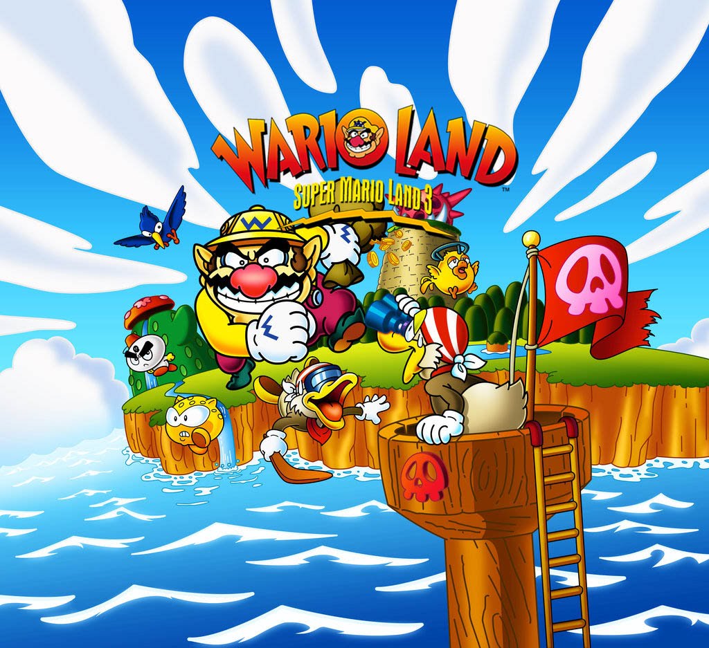 Gameboy Super Mario land 3 Wario Land Nintendo GB Japan