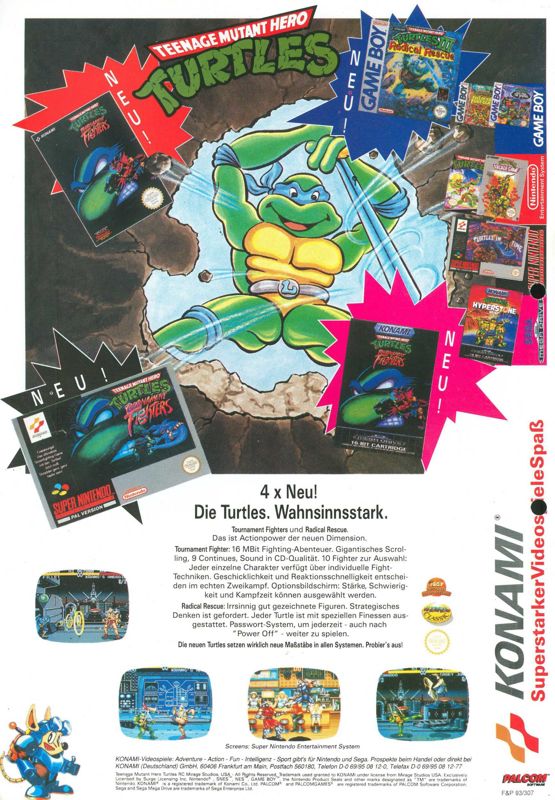 Teenage Mutant Ninja Turtles 3 Turtles Kiki Ippatsu (JPN